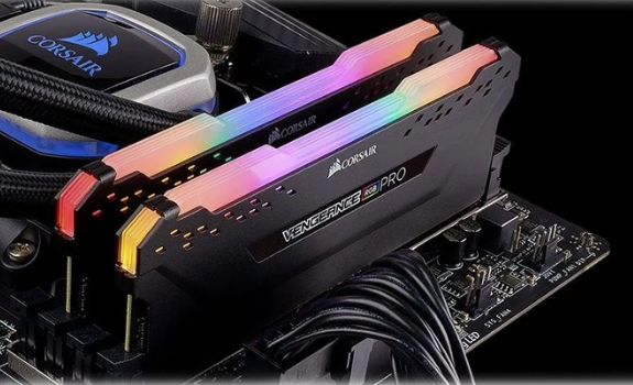 رم دسکتاپ DDR4 دو کاناله 3200 مگاهرتز CL16 کورسیر مدل VENGEANCE RGB PRO ظرفیت 32 گیگابایت