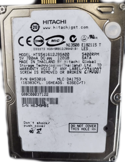 هارد Hitachi 120GB SAS